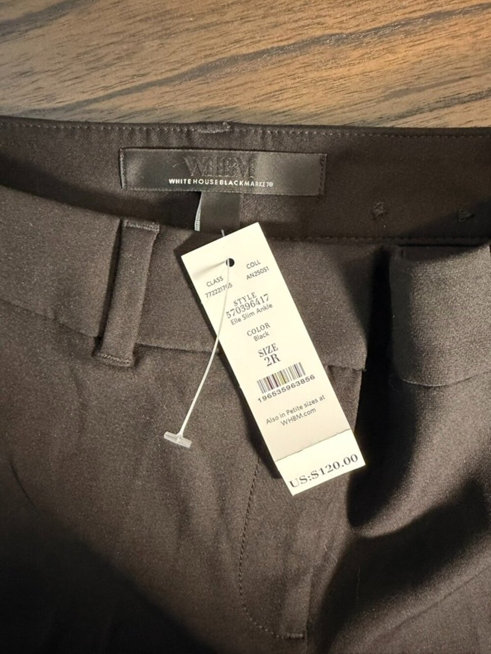 White House Black Market Elle Slim Ankle Pants (NWT) - Picture 4 of 4